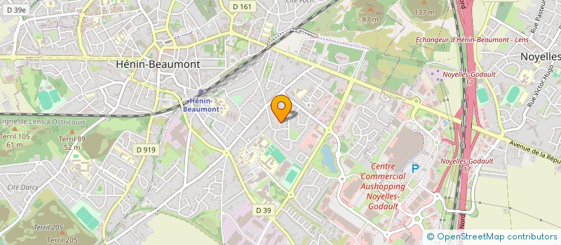 localisation de l'entreprise SCI MFD &FILS à HENIN-BEAUMONT