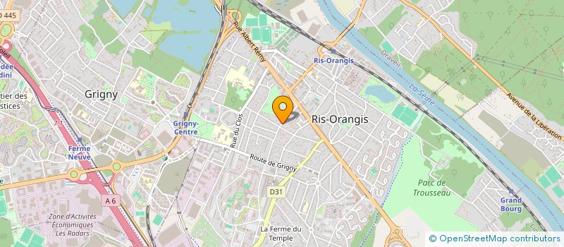 localisation de l'entreprise SCI MFG DUPA à RIS-ORANGIS