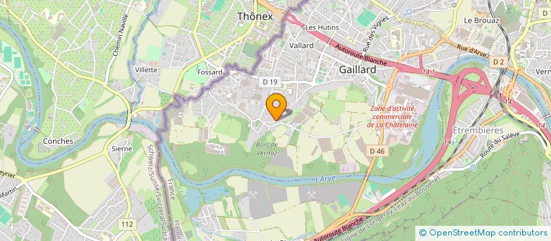 localisation de l'entreprise SCI MFL 3 - MAISON FAMILIALE LORENZO  GAILLARD