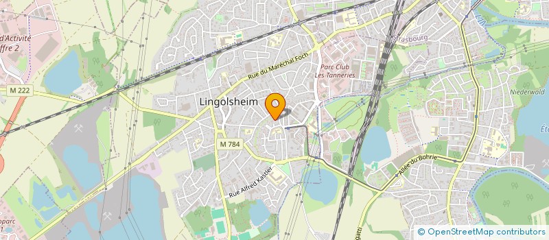 localisation de l'entreprise SCI MFM IMMO  LINGOLSHEIM