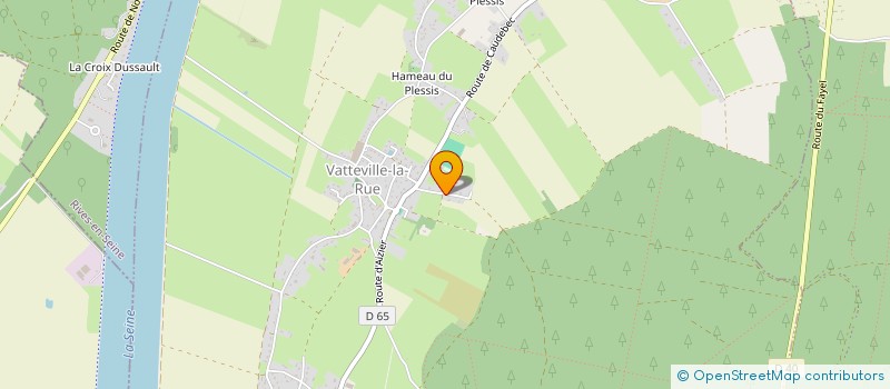 localisation de l'entreprise SCI MFP  VATTEVILLE-LA-RUE