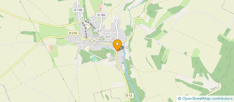 localisation de l'entreprise SCI MFP  DOMART-EN-PONTHIEU