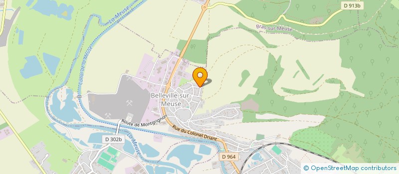 localisation de l'entreprise SCI MFP à BELLEVILLE-SUR-MEUSE