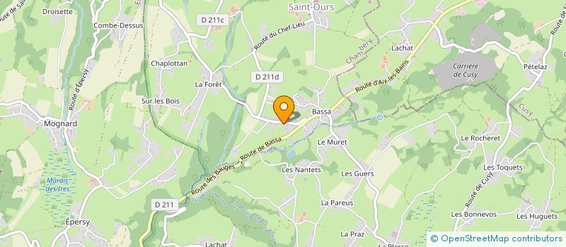 localisation de l'entreprise SCI MFP  SAINT-OURS