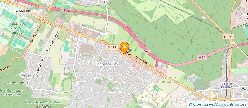 localisation de l'entreprise SCI MFPA GENNEVILLIERS  FRESNES