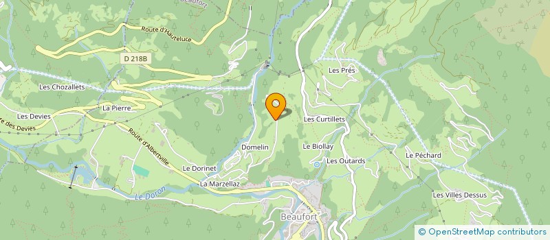 localisation de l'entreprise SCI MFR  BEAUFORT