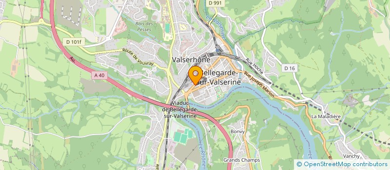 localisation de l'entreprise SCI MFR LAFAYETTE à VALSERHONE