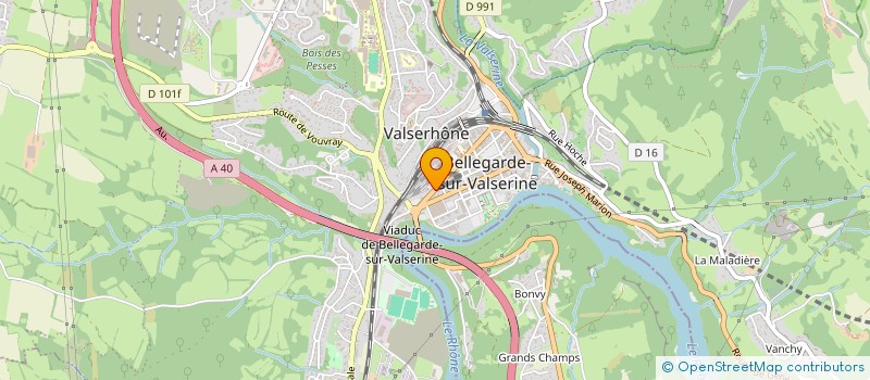 localisation de l'entreprise SCI MFRDING à VALSERHONE