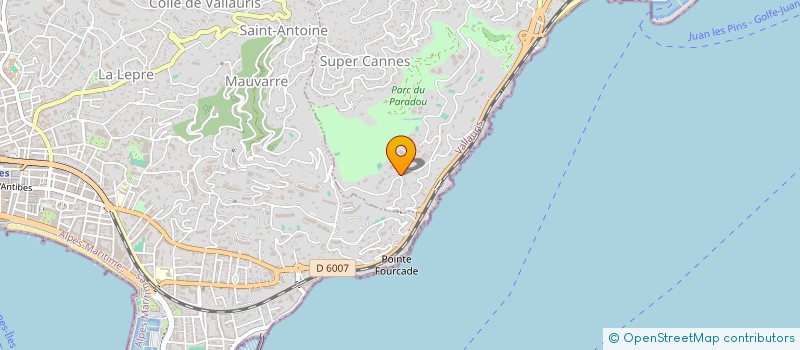 localisation de l'entreprise SCI MFSJ à VALLAURIS