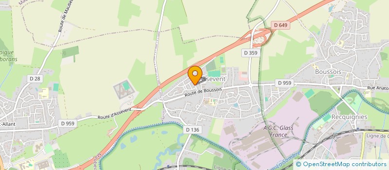 localisation de l'entreprise SCI MFT  ASSEVENT