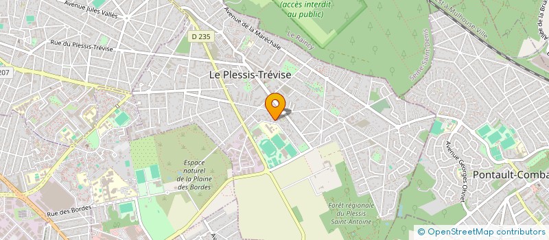 localisation de l'entreprise SCI MFT  LE PLESSIS-TREVISE