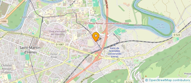 localisation de l'entreprise SCI MG 3  SAINT-MARTIN-D'HERES