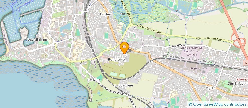 localisation de l'entreprise SCI MG  LA ROCHELLE