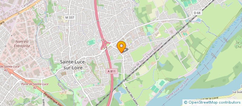 localisation de l'entreprise SCI MG  SAINTE-LUCE-SUR-LOIRE