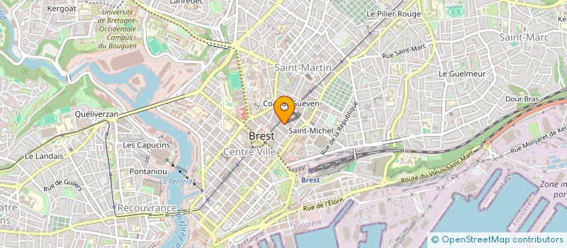 localisation de l'entreprise SCI MG  BREST