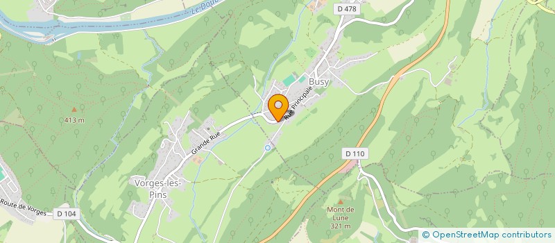 localisation de l'entreprise SCI MG  BUSY