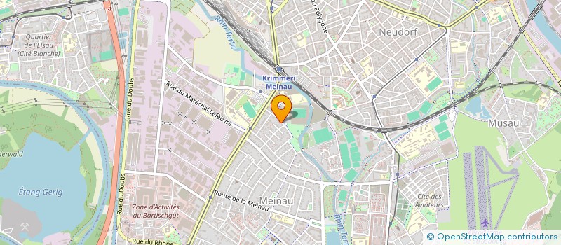 localisation de l'entreprise SCI MG  STRASBOURG