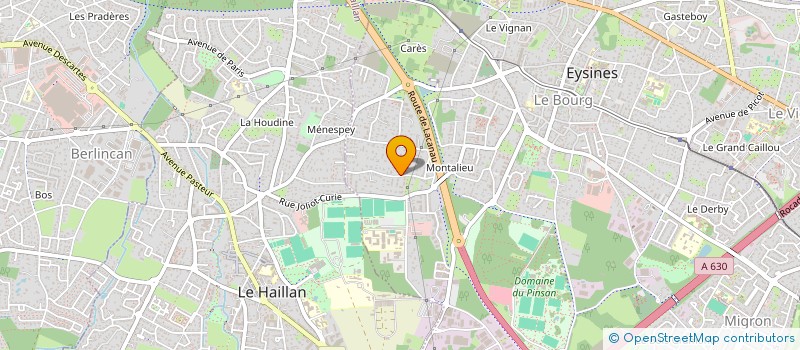 localisation de l'entreprise SCI MG  EYSINES