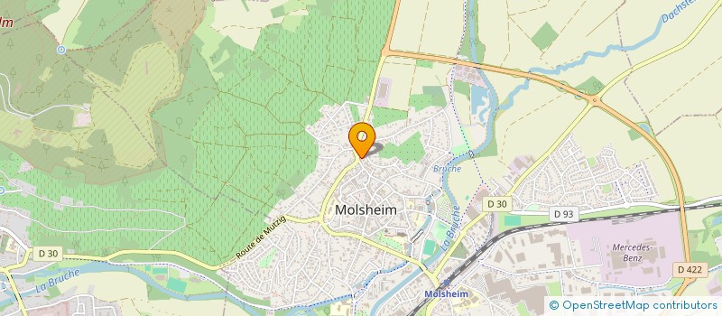 localisation de l'entreprise SCI MG  MOLSHEIM