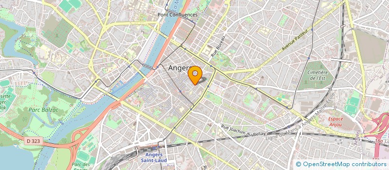 localisation de l'entreprise SCI MG à ANGERS