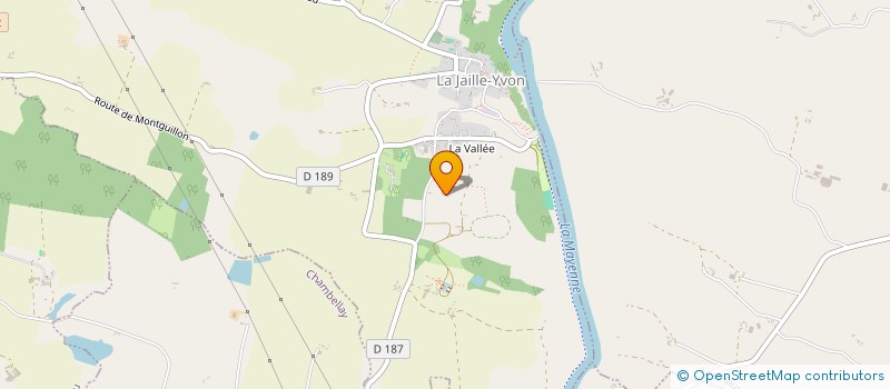 localisation de l'entreprise SCI MG  LA JAILLE-YVON