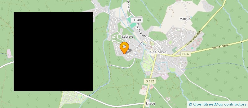 localisation de l'entreprise SCI MG  LIT-ET-MIXE