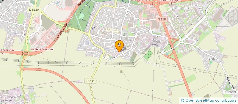 localisation de l'entreprise SCI MG  IFS