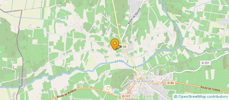 localisation de l'entreprise SCI MG&AMD  SUZE-LA-ROUSSE