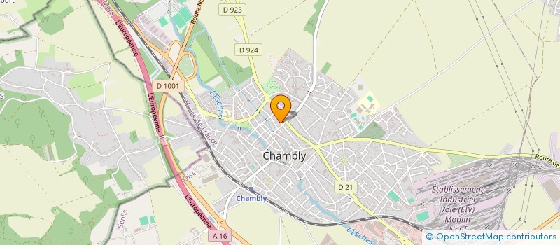localisation de l'entreprise SCI MG CHIANESE  CHAMBLY