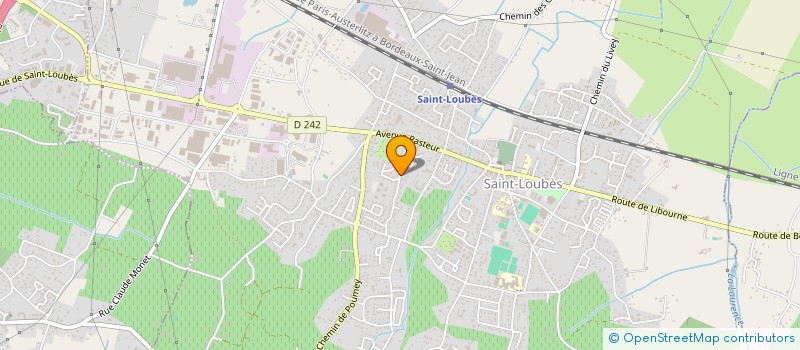 localisation de l'entreprise SCI MG IMMO  SAINT-LOUBES