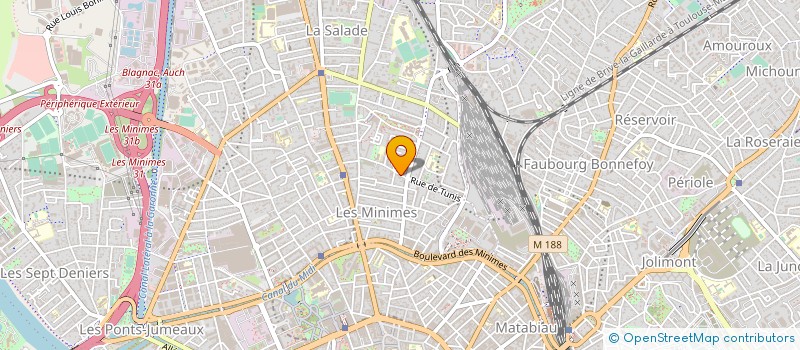 localisation de l'entreprise SCI MG IMMOBILIER à TOULOUSE