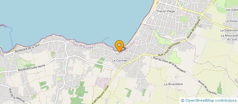 localisation de l'entreprise SCI MG IMMOBILIER à LA PLAINE-SUR-MER
