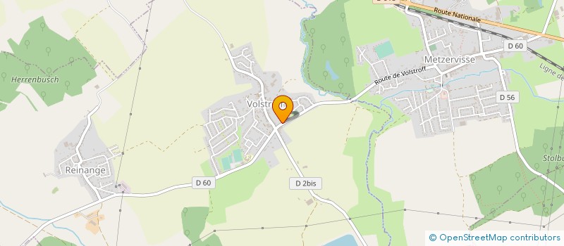 localisation de l'entreprise SCI MG INVEST  VOLSTROFF