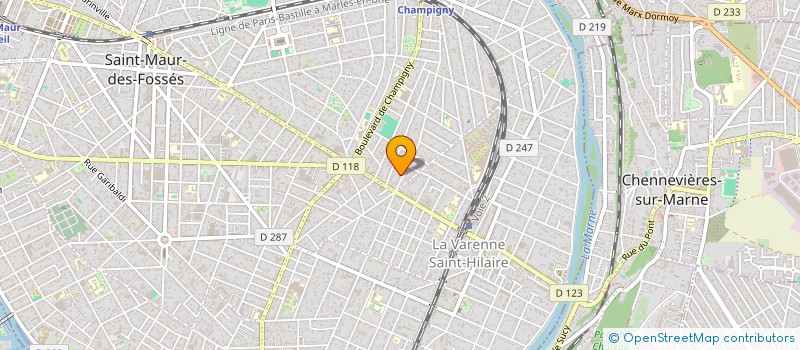 localisation de l'entreprise SCI MG INVESTISSEMENT à SAINT-MAUR-DES-FOSSES