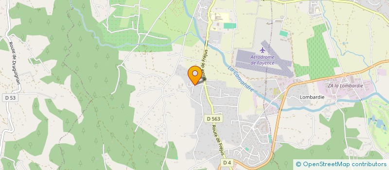 localisation de l'entreprise SCI MG INVESTMENT  FAYENCE