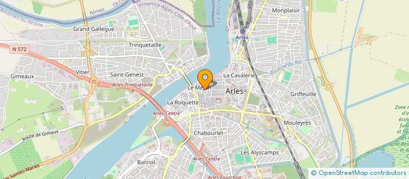 localisation de l'entreprise SCI MG LIBERTE  ARLES