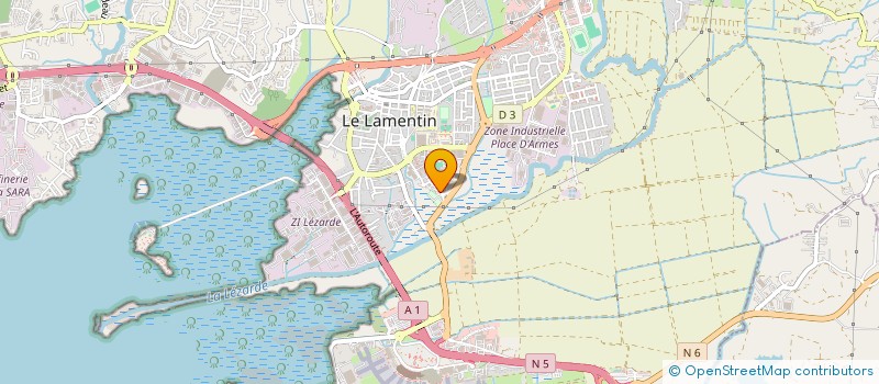 localisation de l'entreprise SCI MG PARIS OLIER à LE LAMENTIN