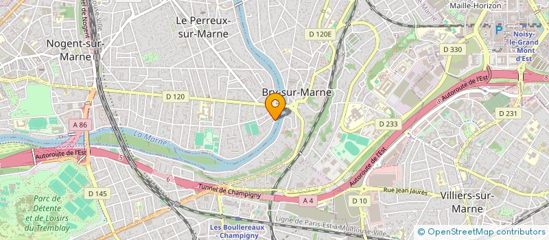 localisation de l'entreprise SCI MG PRAULT  LE PERREUX-SUR-MARNE