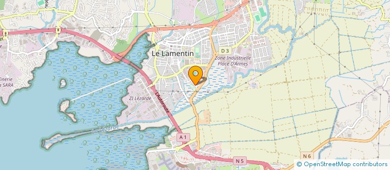 localisation de l'entreprise SCI MG SAINT JOSEPH  LE LAMENTIN