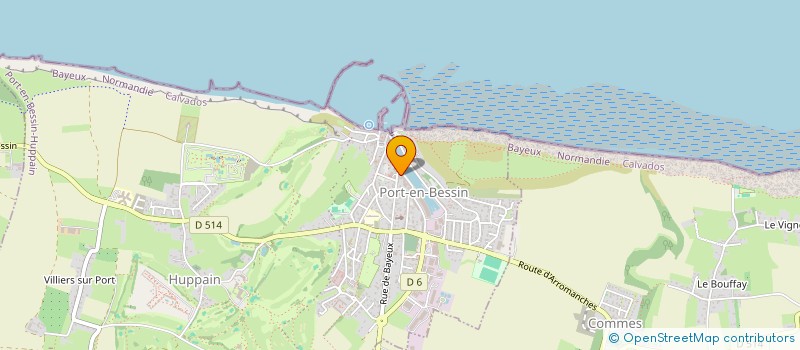 localisation de l'entreprise SCI MG SCHANE  PORT-EN-BESSIN-HUPPAIN