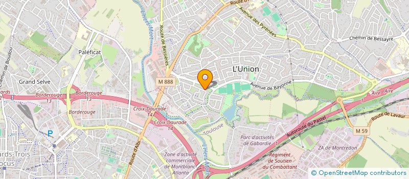 localisation de l'entreprise SCI MG VACANCES à L'UNION