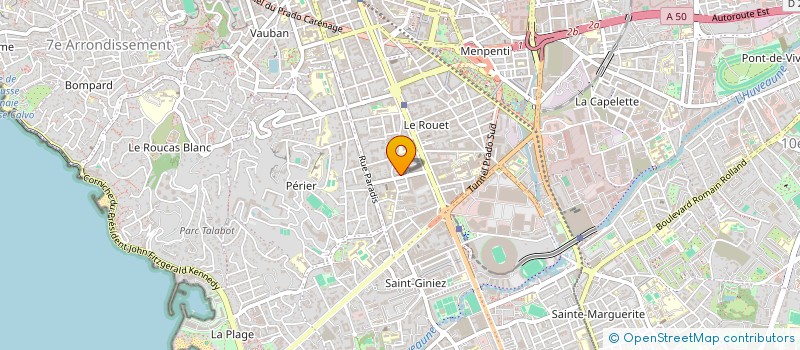 localisation de l'entreprise SCI MG08 à MARSEILLE