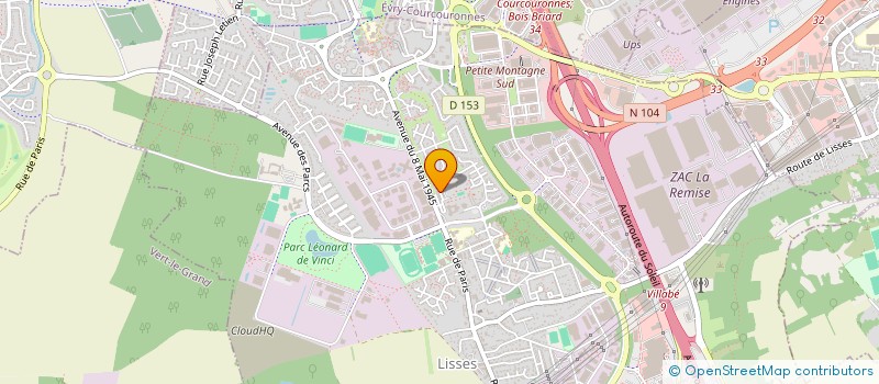 localisation de l'entreprise SCI MGA  LISSES