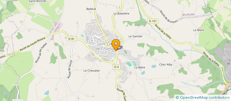 localisation de l'entreprise SCI MGA  SAINT-CLEMENT-LES-PLACES
