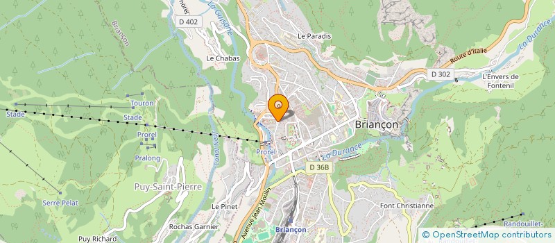 localisation de l'entreprise SCI MGAM à BRIANCON