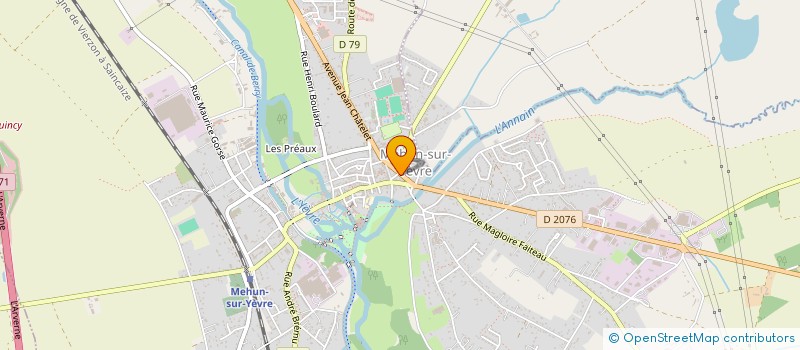 localisation de l'entreprise SCI MGB  MEHUN-SUR-YEVRE