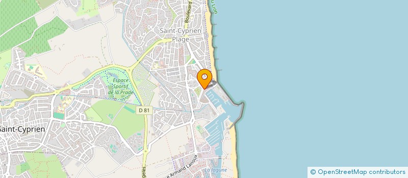localisation de l'entreprise SCI MGB  SAINT-CYPRIEN