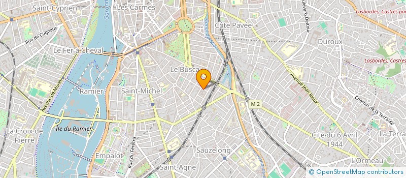 localisation de l'entreprise SCI MGB à TOULOUSE