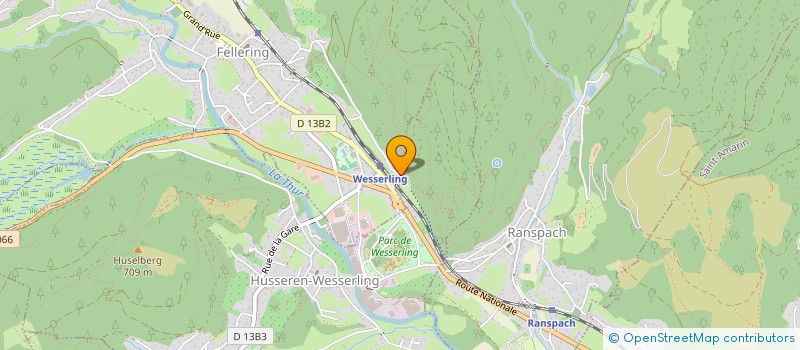 localisation de l'entreprise SCI MGB PAYSAGE  FELLERING