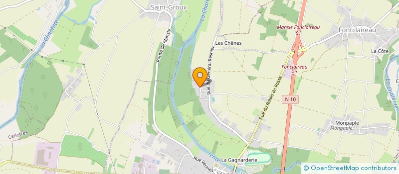 localisation de l'entreprise SCI MGBJ  MANSLE-LES-FONTAINES